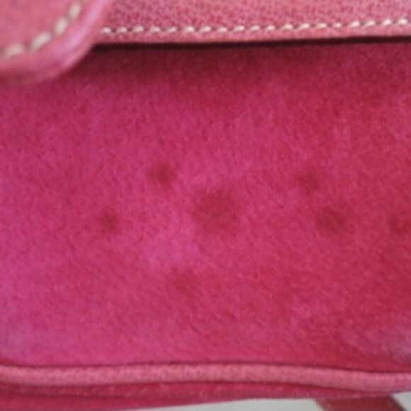 Gucci Suedeleather With Bamboo Top Handle Pink Suede Backpack - Picture 10 of 13